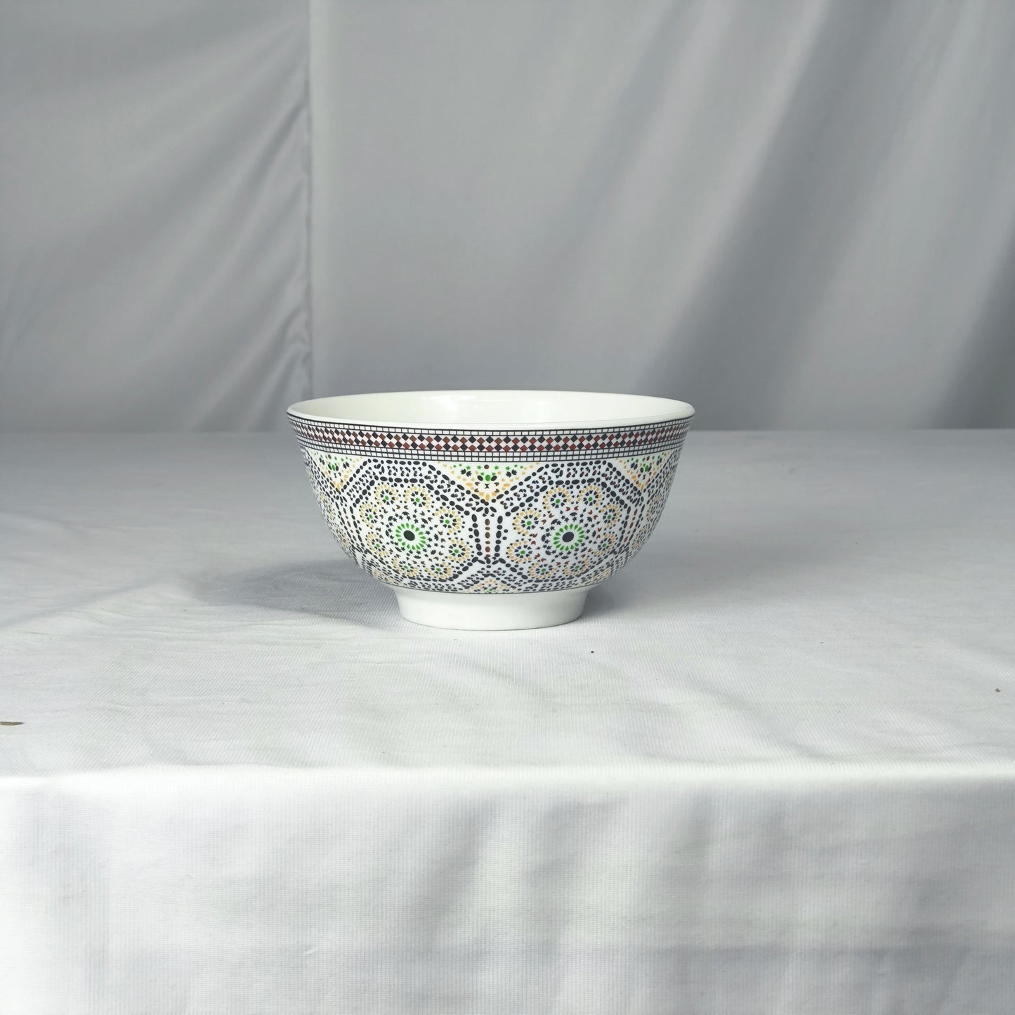 Set de 12 Cuencos de Cerámica Decorados Estilo Mediterráneo – Vajilla Premium