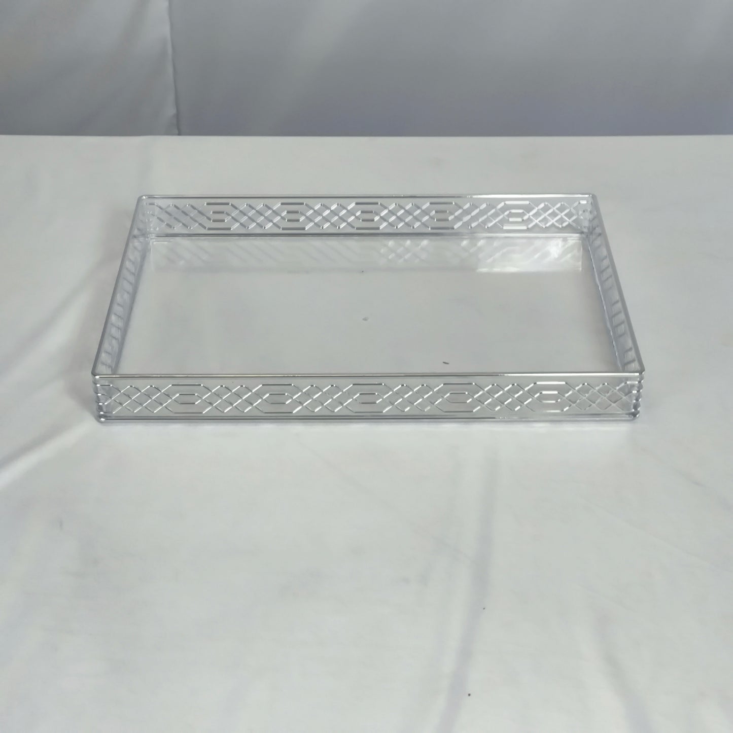 Bandeja Acrílica Transparente Rectangular – Organizadora y Decorativa