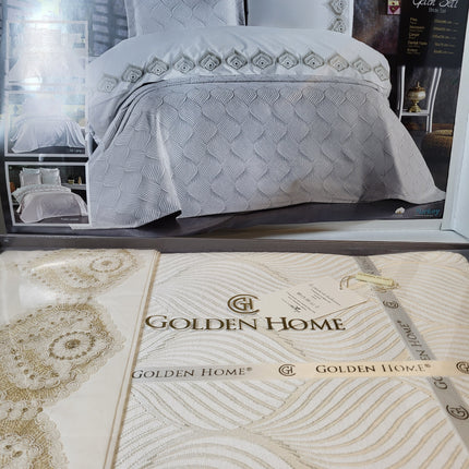 Conjunto de cama de noiva "Monza" – Elegância e estilo contemporâneo