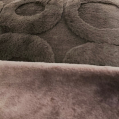 Edredón con Borrego Modelo AROS – 230 x 250 cm - COLOR MARRÓN