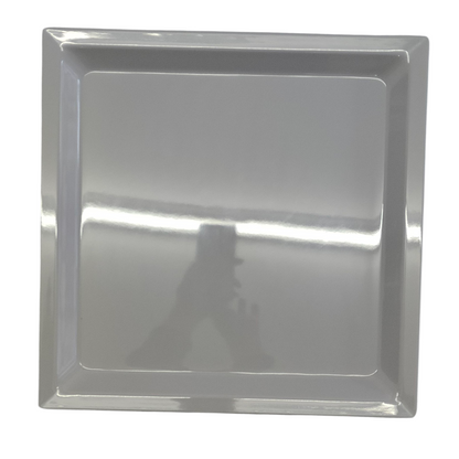 Plato Cuadrado de Melamina 35×35 cm — Blanco, Servicio y Presentación