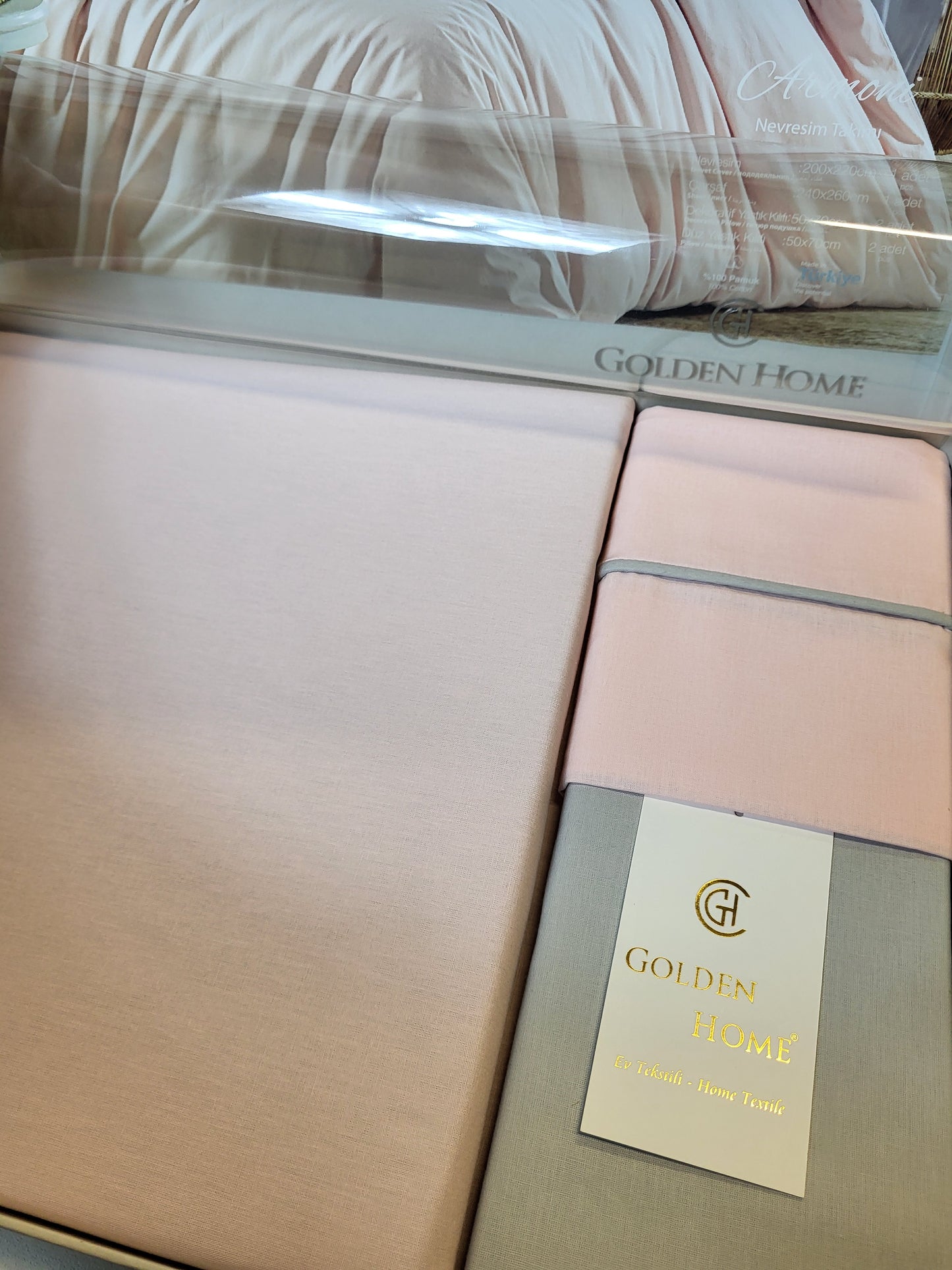 Juego de Cama "Armoni" – Suavidad y Elegancia en Algodón Premium - COLOR ROSA PASTEL