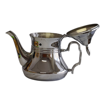 Tetera Árabe de Acero Inoxidable – Diseño Tradicional para Té Marroquí