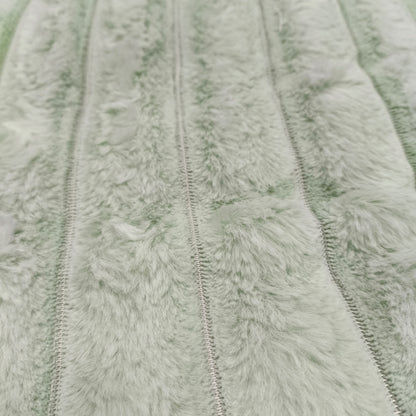 Edredón Aterciopelado con Borreguito MODELO TRAMA DE CANALÉ 2- COLOR VERDE