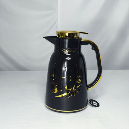 Set of 2 jug-type thermoses (Black + Gold) ✨ 