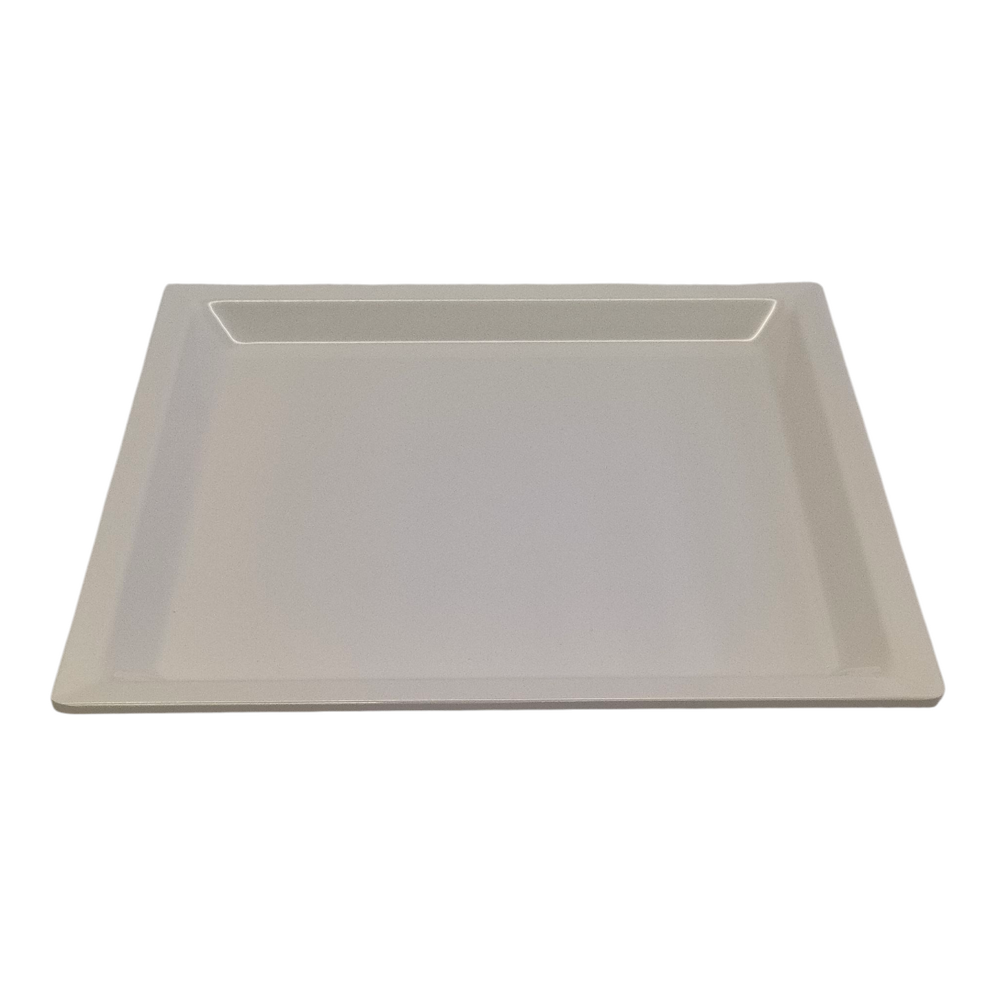 Plato Cuadrado de Melamina 35×35 cm — Blanco, Servicio y Presentación