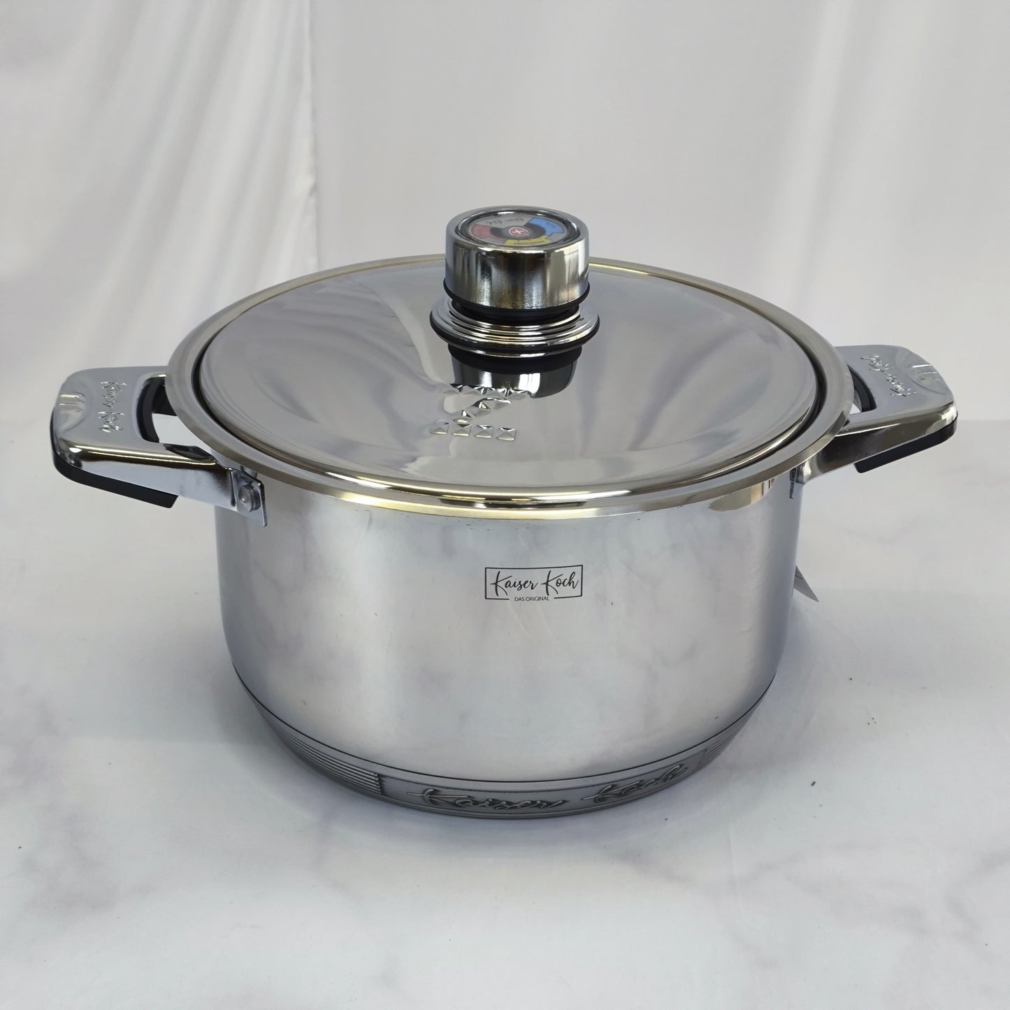 🥘 Batería de Cocina Premium de Acero Inoxidable con Control de Temperatura – 9 Piezas