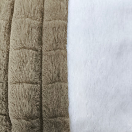 Edredão Acolchoado com Pelo de Carneiro – COR CAFÉ – Elegância e Conforto Absoluto
