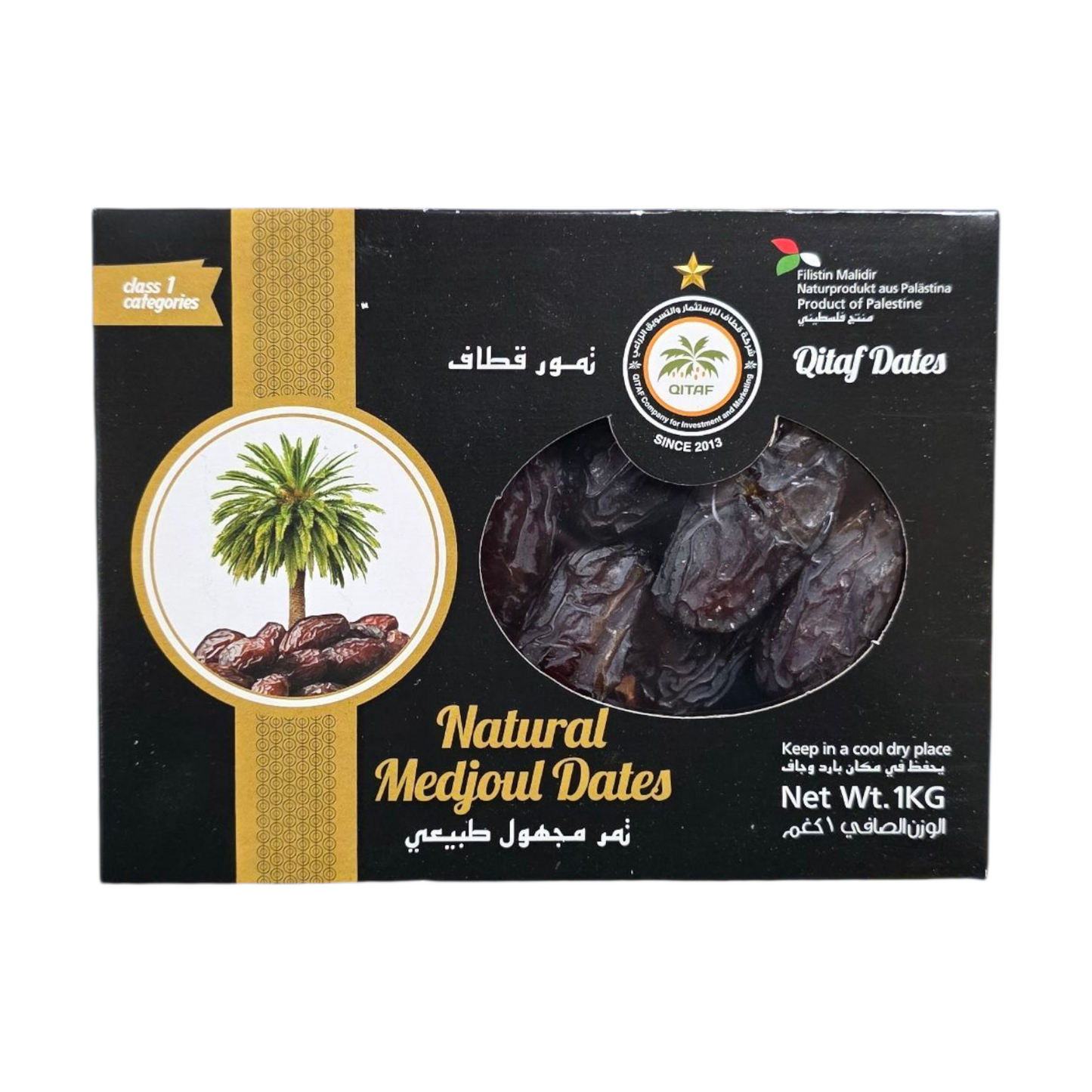 Dátiles Medjoul Qitaf - Caja Negra 1KG