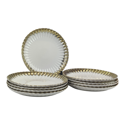 Conjunto de cerâmica decorativa Ø25cm (embalagem de 6 peças)