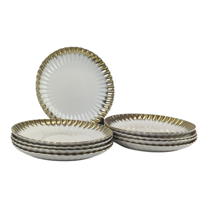 Juego de cerámica decorativa Ø25cm (pack de 6 piezas)
