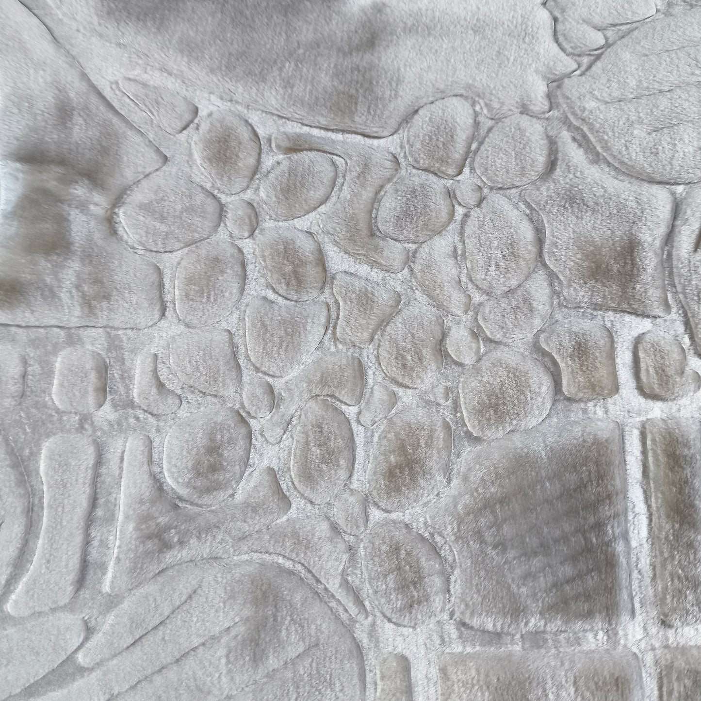 Manta de Felpa Color beige - Extra Suave y Cálida para Invierno (200x230 cm, 4,5 kg)