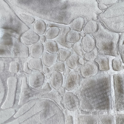 Manta de Felpa Color beige - Extra Suave y Cálida para Invierno (200x230 cm, 4,5 kg)