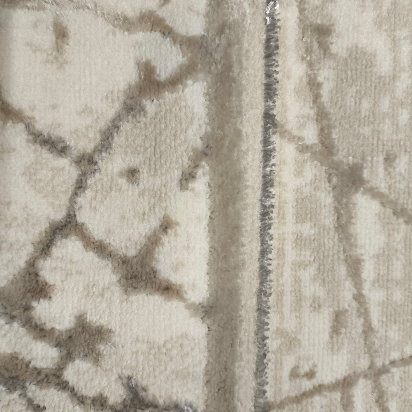 Alfombra Moderna Abstracta Visón y Gris Claro 160x230 cm
