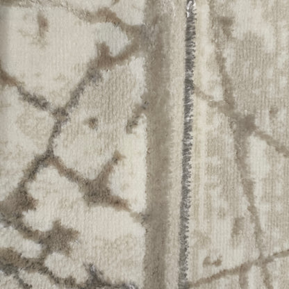 Alfombra Moderna Abstracta Visón y Gris Claro 160x230 cm