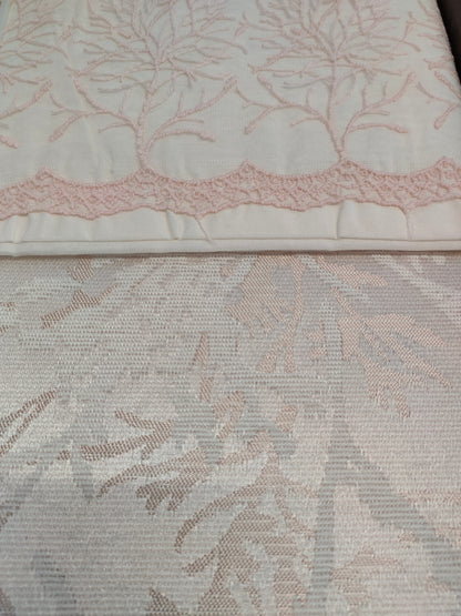 Juego de Cama para Ajuar "Torino" – Sofisticación Natural en tu Dormitorio - COLOR ROSA PASTEL