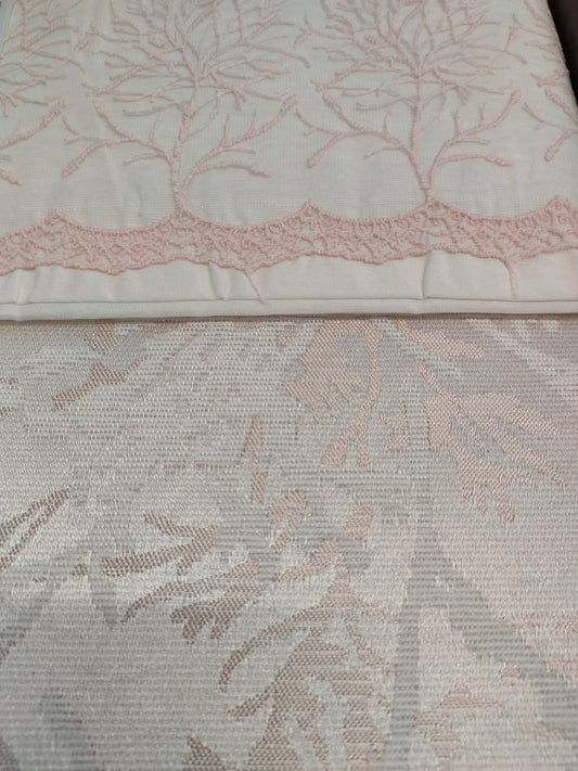 Juego de Cama para Ajuar "Torino" – Sofisticación Natural en tu Dormitorio - COLOR ROSA PASTEL