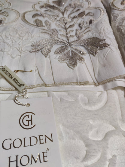 Juego de Cama para Ajuar "Gabriella" – Lujo y Distinción para tu Dormitorio - COLOR CREMA