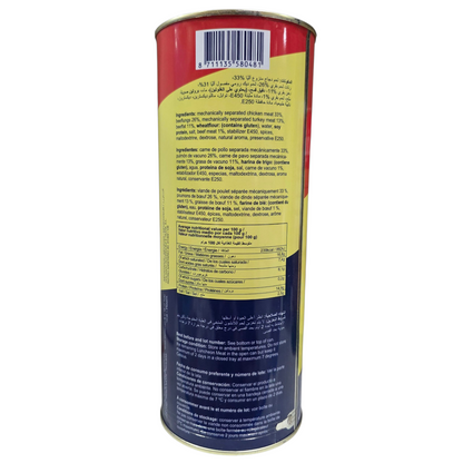 Mortadela de Vaca CHEF – Beef Luncheon Meat Halal (1814 g)
