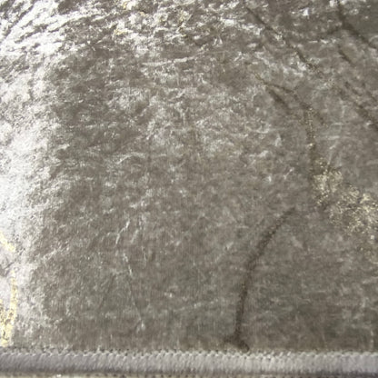Alfombra de Salón Efecto Mármol 160x220 cm – Acabados Dorado o Plateado