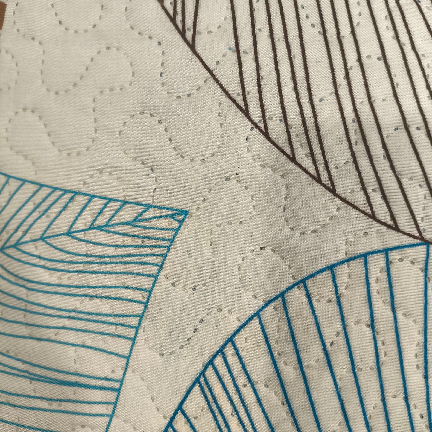 Colcha Bouti Reversible  — Modelo HOJAS VERDE