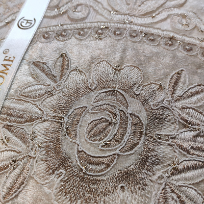 Juego de Cama para Novias "Clouds" – Elegancia y Diseño Clásico - COLOR CAPUCHINO
