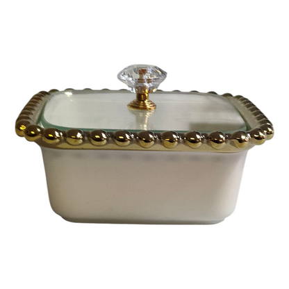 🍯 Set de Condimenteros de 6 Piezas con Bandeja Dorada — Elegancia y Funcionalidad en tu Mesa ✨