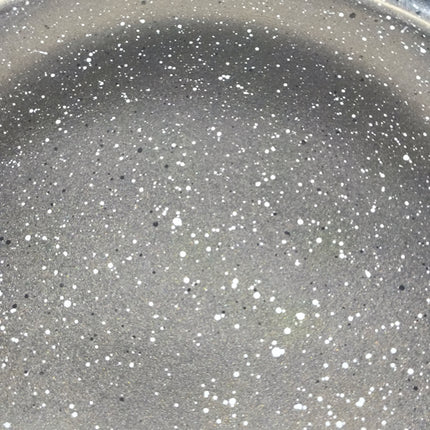🖤 Batería de Cocina Antiadherente Premium 9 Piezas – Acabado Granito Negro con Tapas de Vidrio