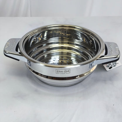 🥘 Batería de Cocina Premium de Acero Inoxidable con Control de Temperatura – 9 Piezas