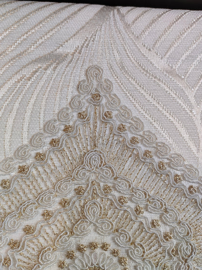 Juego de Cama de Lujo "Loren" – Diseño Moderno y Elegante para tu Dormitorio - COLOR CREMA