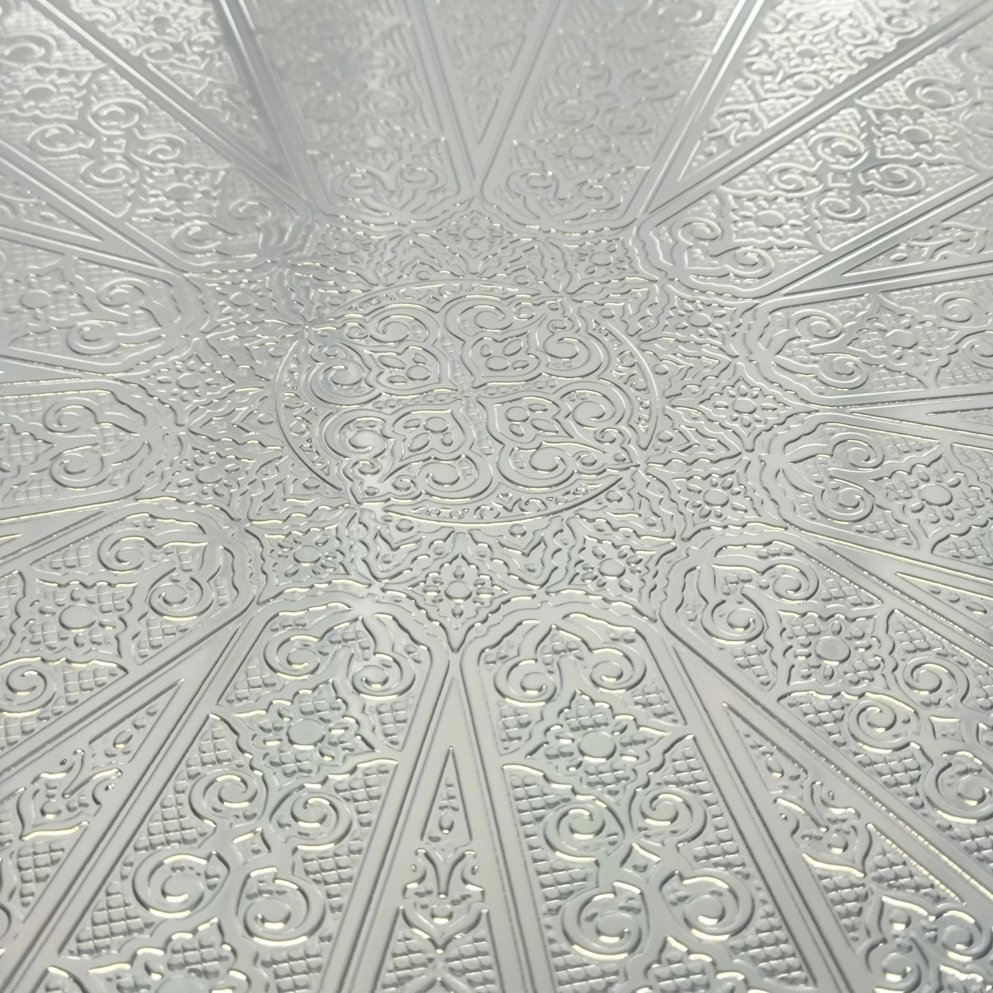 Bandeja Decorativa Redonda plateada con Patas – 45cm DIÁMETRO | Bandeja Elegante para Servir y Decorar