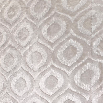 Edredón Comforter Polar con Sherpa COLOR BEIGE – MODELO Ondas de Cristal - 240 x 260 cm (POLAR 15)