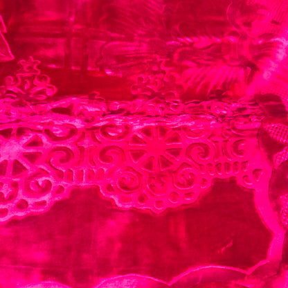 Manta de Felpa Color granate  - Extra Suave y Cálida para Invierno (200x230 cm, 4,5 kg)