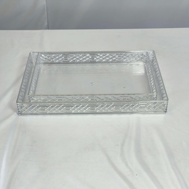 Rectangular Clear Acrylic Tray – Organizer and Decorative