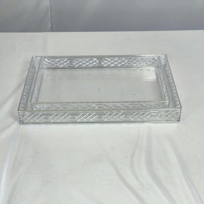 Bandeja Acrílica Transparente Rectangular – Organizadora y Decorativa