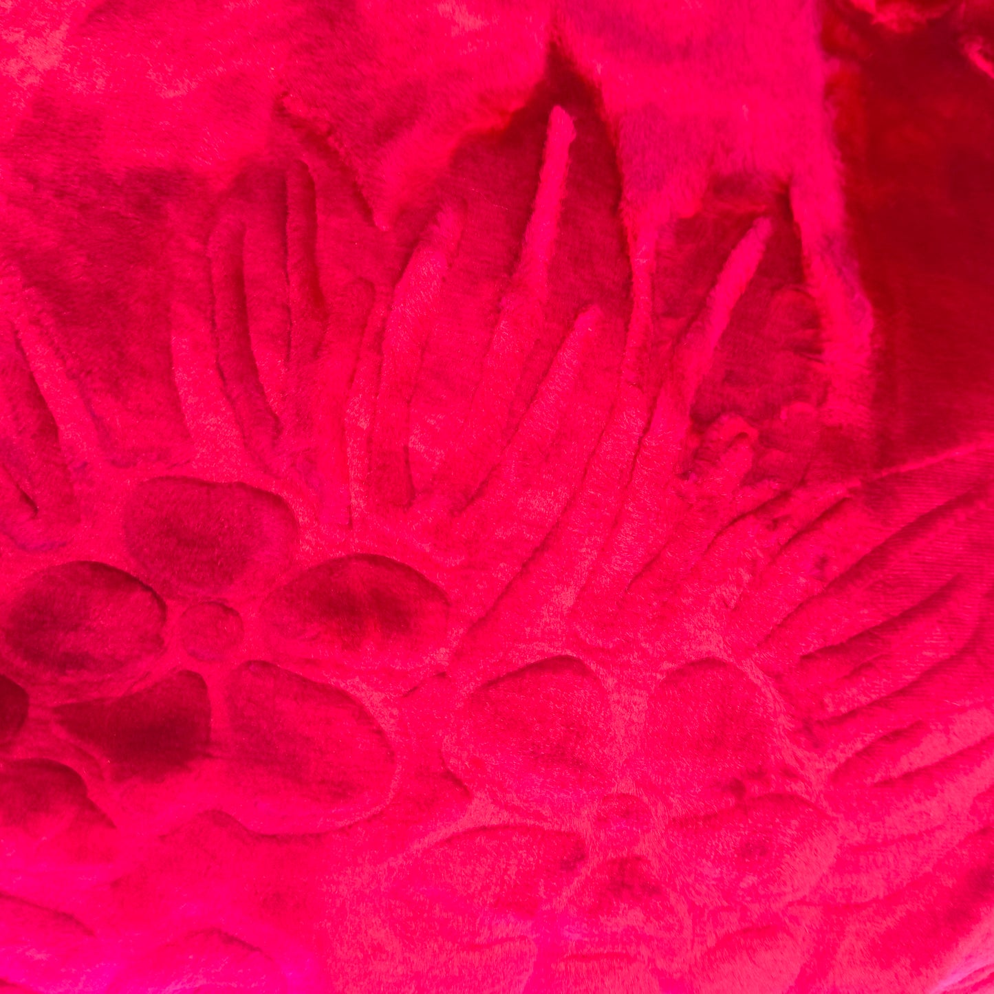 Manta de Felpa Color granate  - Extra Suave y Cálida para Invierno (200x230 cm, 4,5 kg)