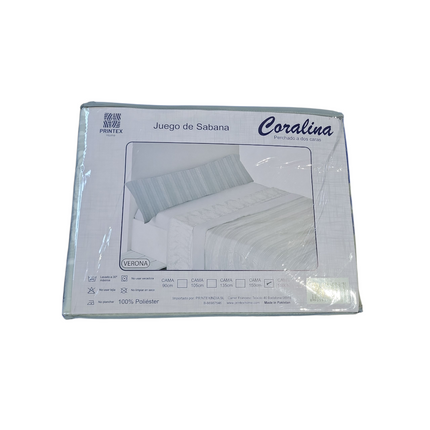 Juego de Sábanas Coralina Premium – Invierno, 3 Piezas, Extra Suaves y Térmicas – Estilo Moderno (Camas 90/135/150)