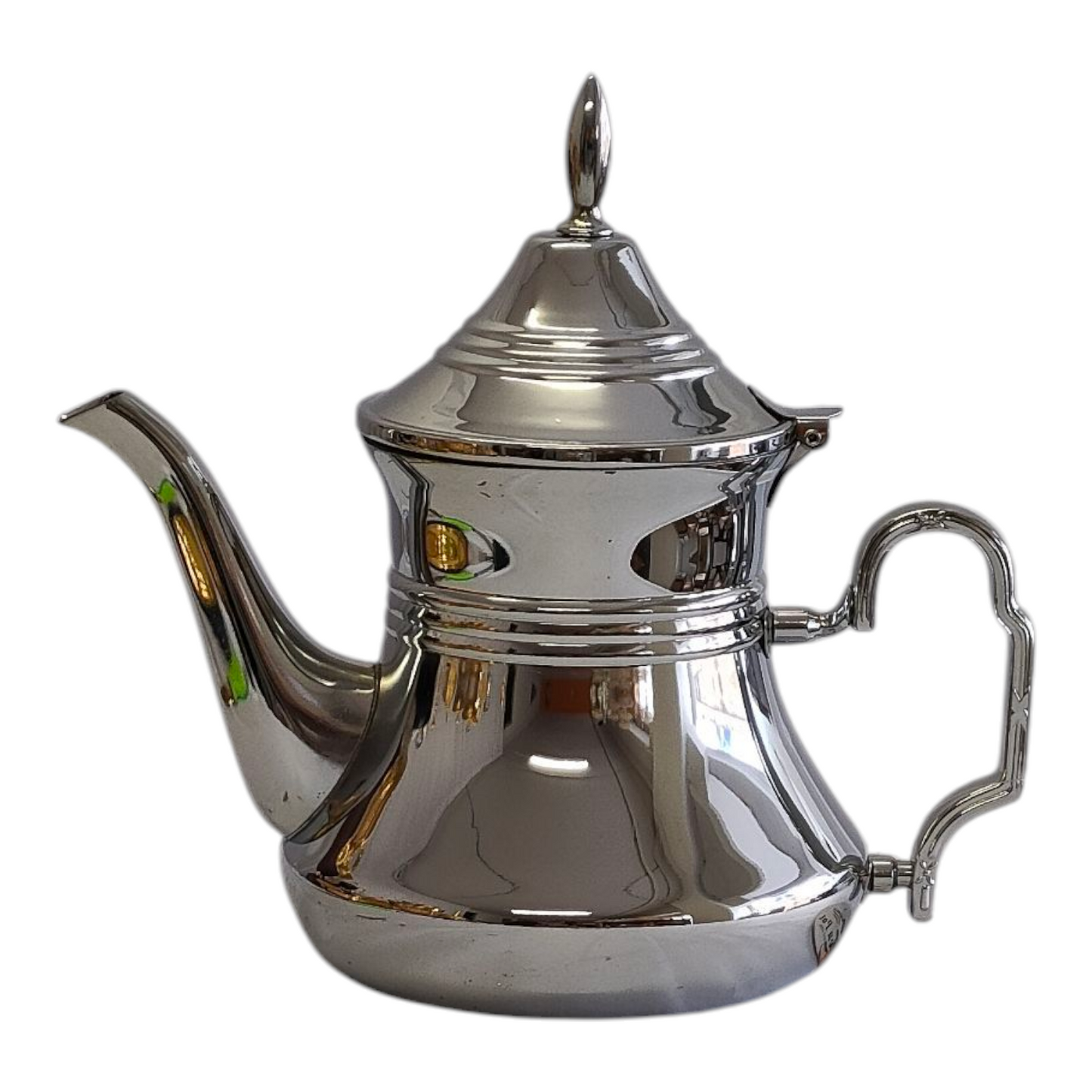 Tetera Árabe de Acero Inoxidable – Diseño Tradicional para Té Marroquí