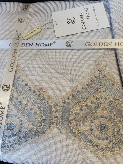 Juego de Cama de Lujo "Loren" – Diseño Moderno y Elegante para tu Dormitorio - COLOR GRIS