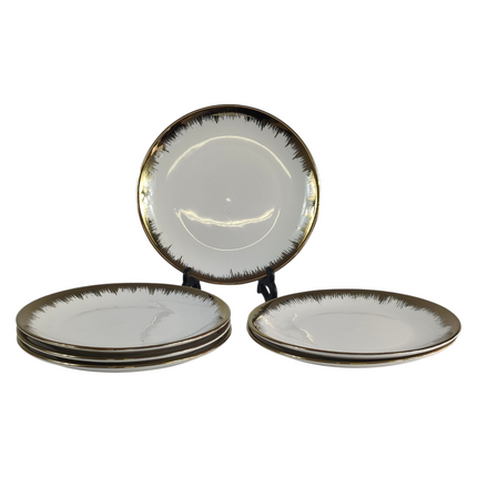 ✨ 24-Piece Dinnerware Set with Gold Rim ✨
