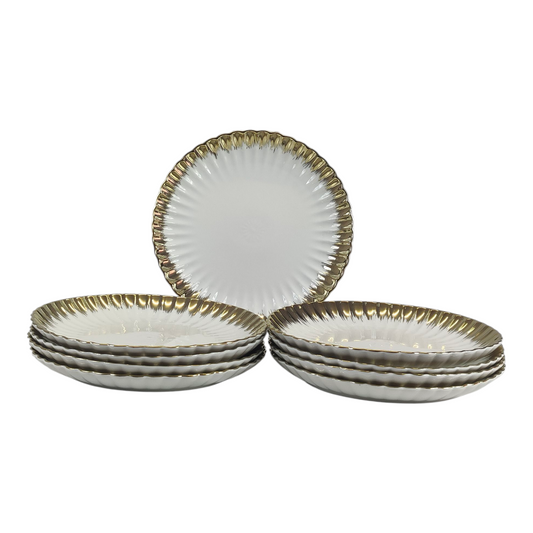 Juego de cerámica decorativa Ø25cm (pack de 6 piezas)