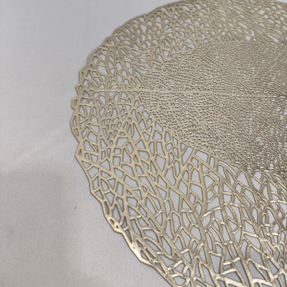 PACK X4 Manteles Individuales Decorativos con Diseño Entrelazado - 38,5cm