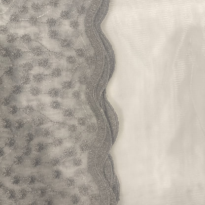 PACK X2 Cortina Opaca con Ojales 140 × 240 cm - Cortina Oxalis Gris