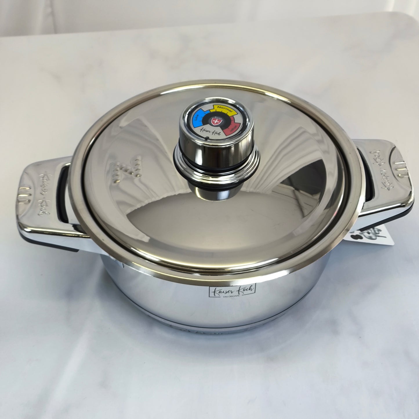 🥘 Batería de Cocina Premium de Acero Inoxidable con Control de Temperatura – 9 Piezas