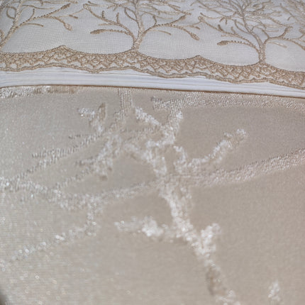 Juego de Cama para Ajuar "Emilia" – Elegancia y Sofisticación en tu Dormitorio - COLOR CAPUCHINO