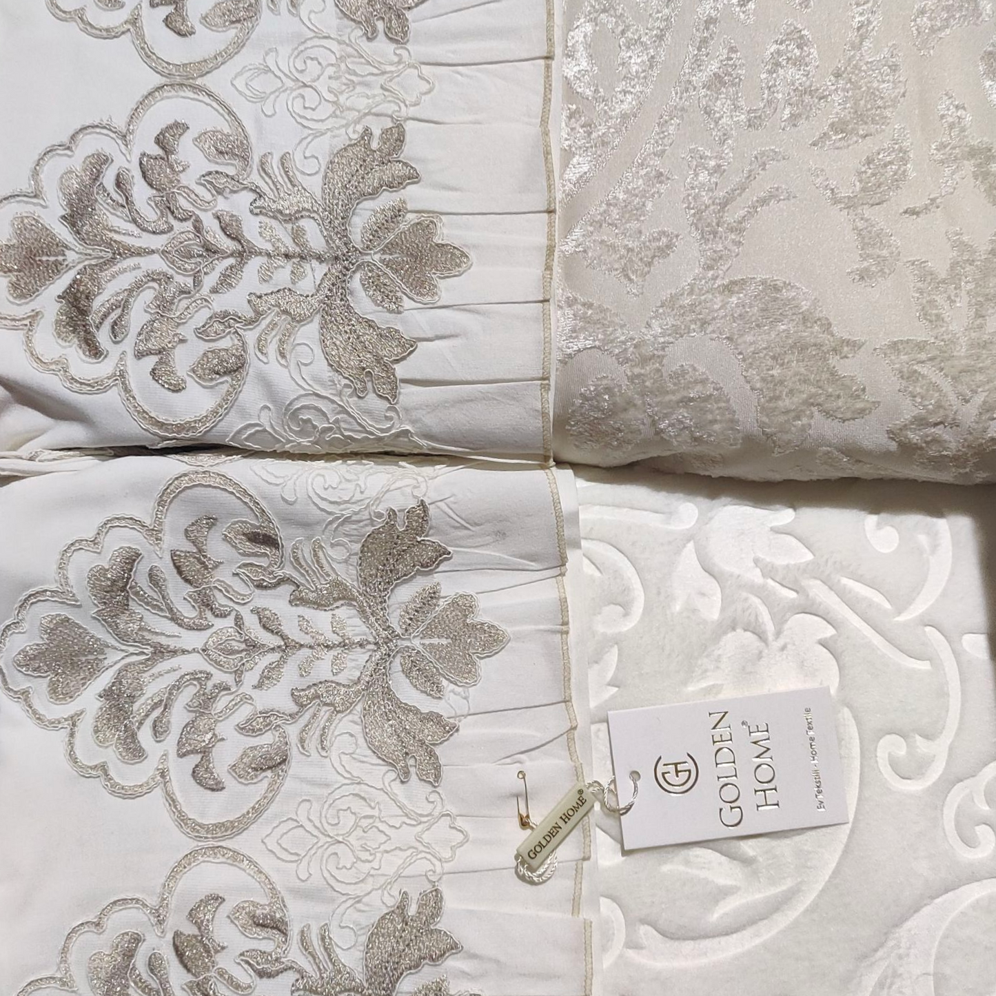 Juego de Cama para Ajuar "Gabriella" – Lujo y Distinción para tu Dormitorio - COLOR CREMA