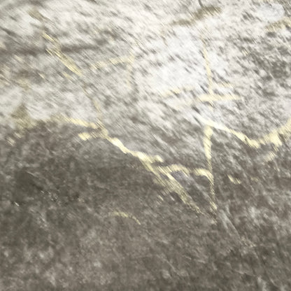 Alfombra de Salón Efecto Mármol 160x220 cm – Acabados Dorado o Plateado