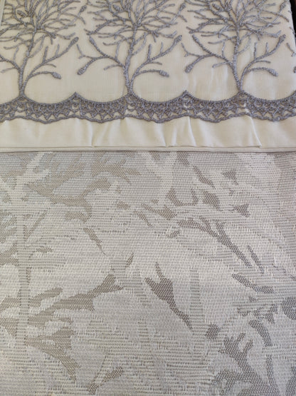 Juego de Cama para Ajuar "Torino" – Sofisticación Natural en tu Dormitorio - COLOR GRIS