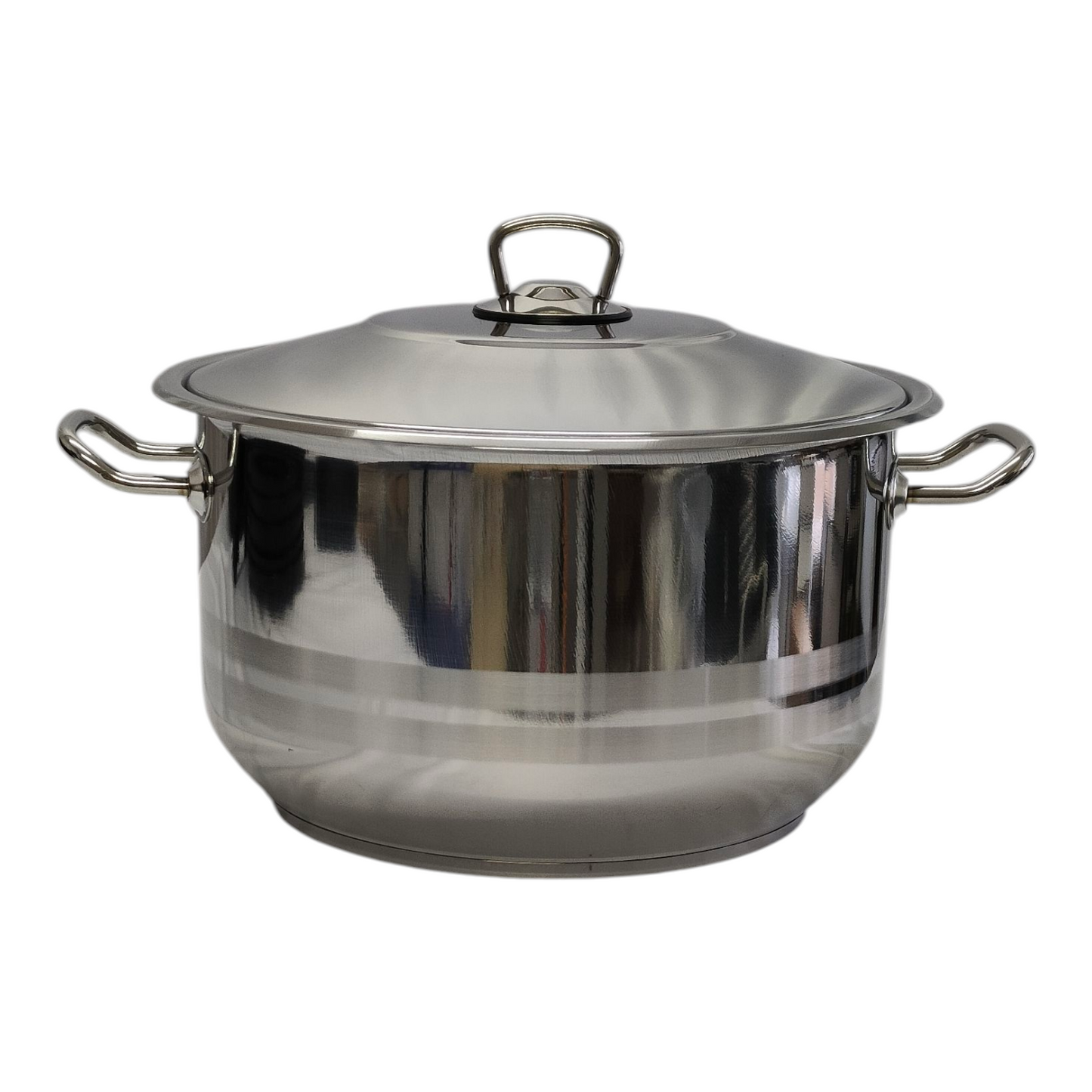 Olla de Acero Inoxidable con Tapa —12L  — Cocina Familiar