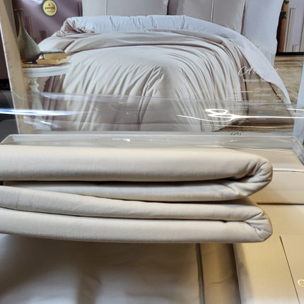 "Armoni" Bedding Set – Softness and Elegance in Premium Cotton - BEIGE COLOR